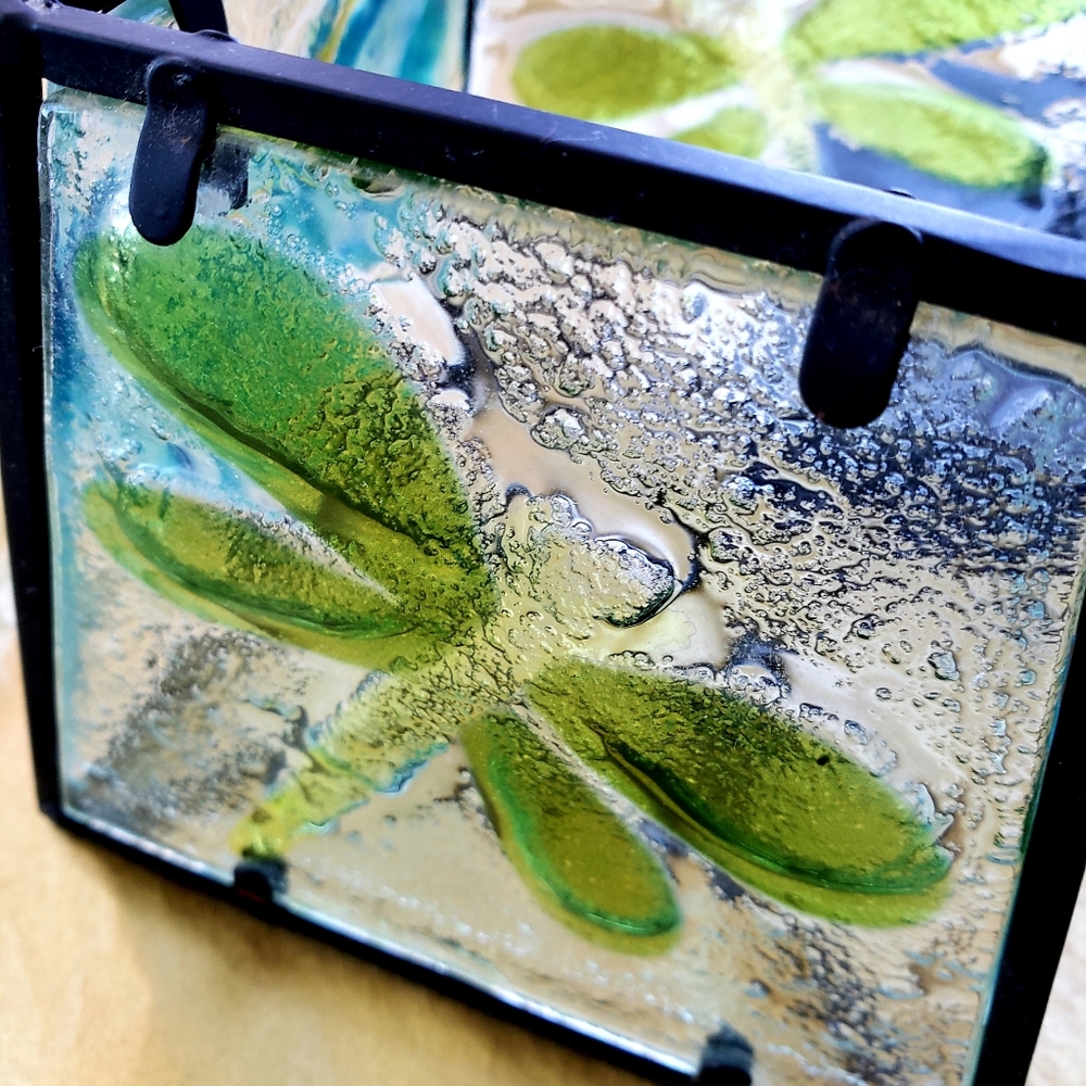 Glass and Metal Tea Light Stand NWOT - Picture 5 of 6